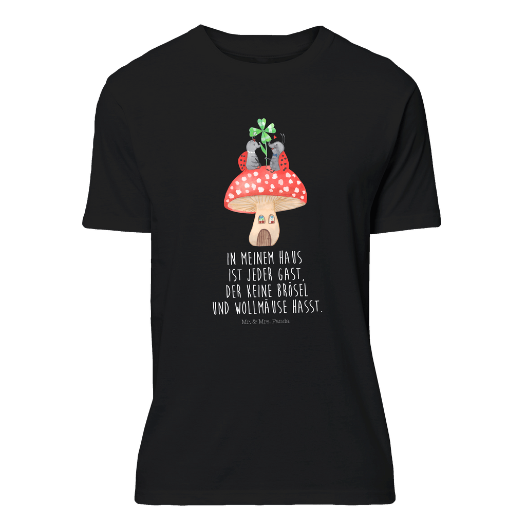 T-Shirt Standard Marienkäfer Paar Fliegenpilz T-Shirt, Shirt, Tshirt, Lustiges T-Shirt, T-Shirt mit Spruch, Party, Junggesellenabschied, Jubiläum, Geburstag, Herrn, Damen, Männer, Frauen, Schlafshirt, Nachthemd, Sprüche, Tiermotive, Gute Laune, lustige Sprüche, Tiere, Haus, Wohnung, zuhause, Fliegenpilz, Marienkäfer, Fleigenpilzhaus