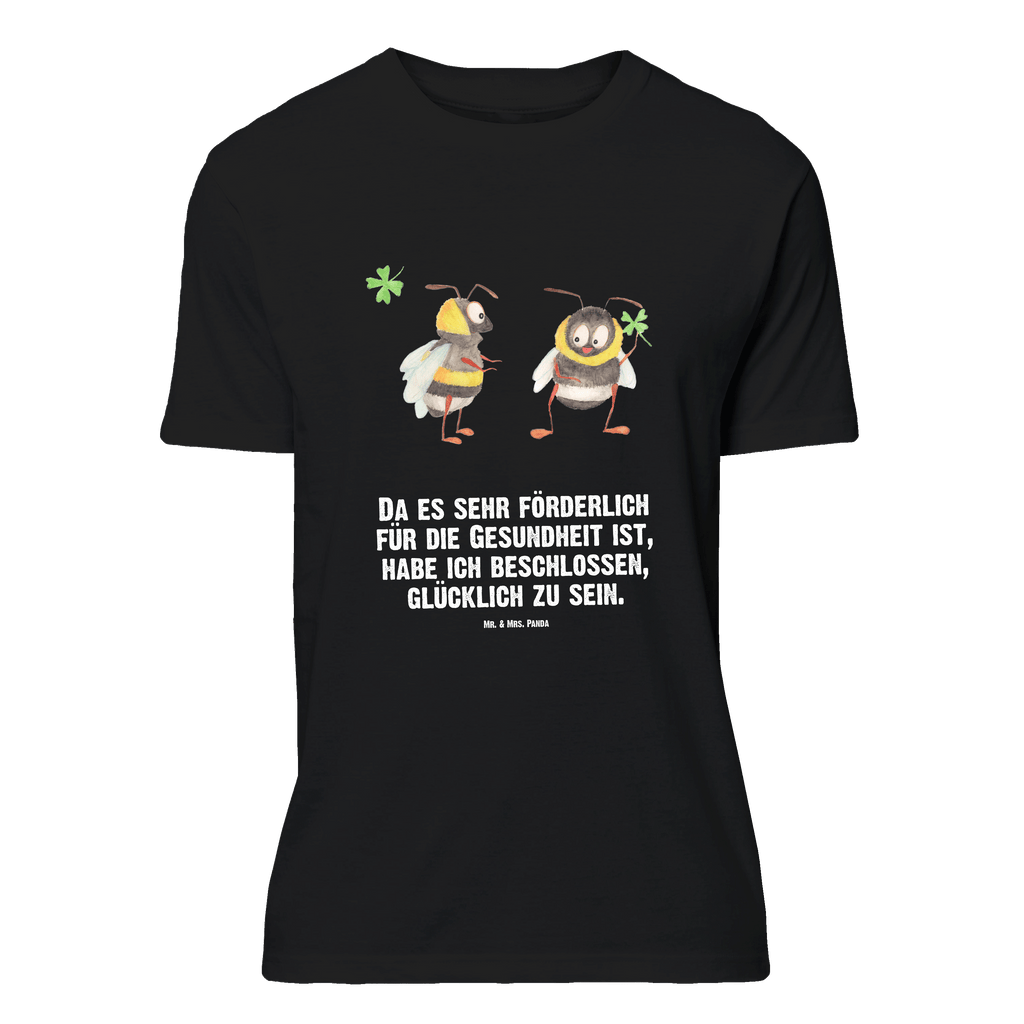 T-Shirt Standard Hummeln Kleeblatt T-Shirt, Shirt, Tshirt, Lustiges T-Shirt, T-Shirt mit Spruch, Party, Junggesellenabschied, Jubiläum, Geburstag, Herrn, Damen, Männer, Frauen, Schlafshirt, Nachthemd, Sprüche, Tiermotive, Gute Laune, lustige Sprüche, Tiere, Hummel, Biene, Spruch positiv, Biene Deko, Spruch schön, glücklich sein, glücklich werden, Spruch fröhlich