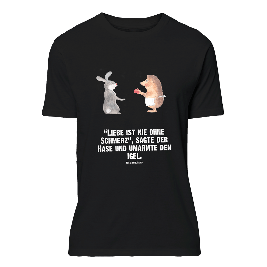 T-Shirt Standard Hase Igel T-Shirt, Shirt, Tshirt, Lustiges T-Shirt, T-Shirt mit Spruch, Party, Junggesellenabschied, Jubiläum, Geburstag, Herrn, Damen, Männer, Frauen, Schlafshirt, Nachthemd, Sprüche, Tiermotive, Gute Laune, lustige Sprüche, Tiere, Igel und Hase, Igel, Hase, Liebe Spruch, Liebeskummer Geschenk, Herzschmerz, Trösten, Trennungsschmerz, Spruch romantisch