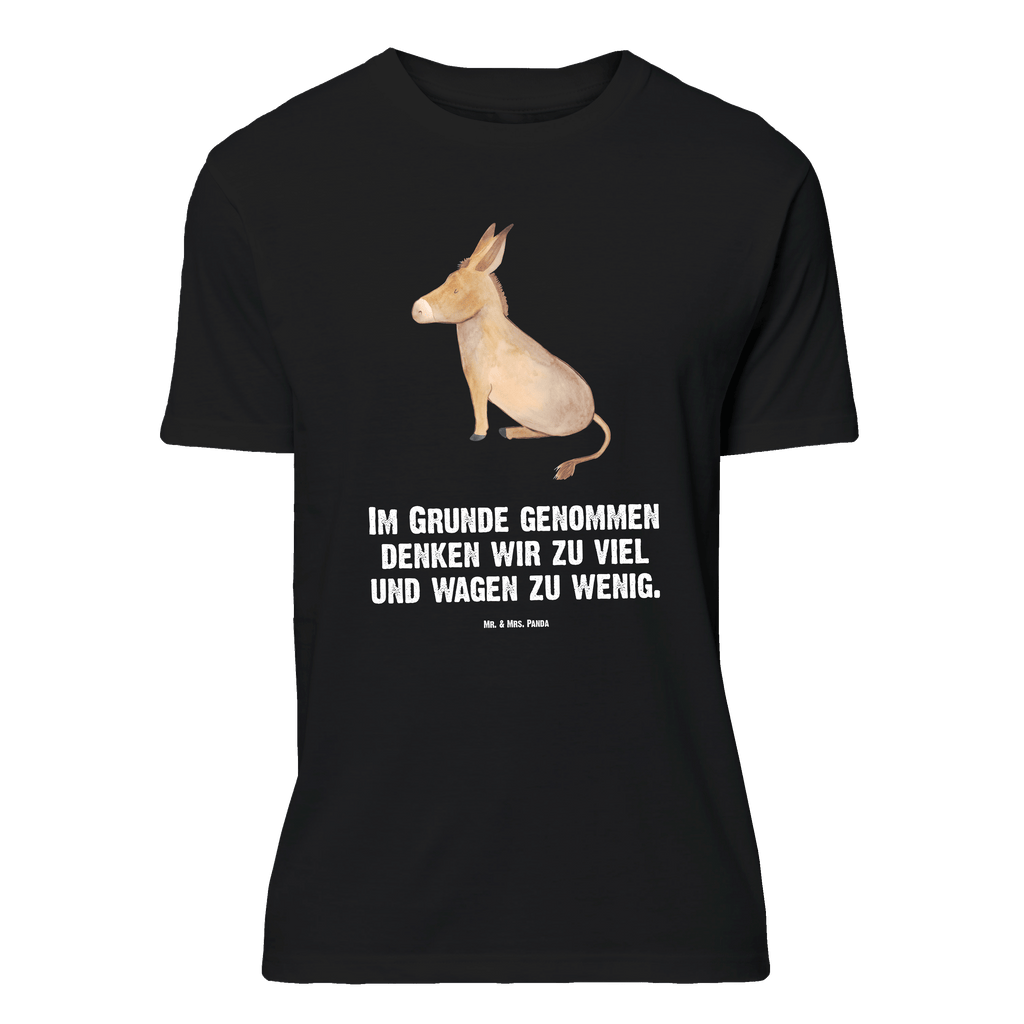 T-Shirt Standard Esel T-Shirt, Shirt, Tshirt, Lustiges T-Shirt, T-Shirt mit Spruch, Party, Junggesellenabschied, Jubiläum, Geburstag, Herrn, Damen, Männer, Frauen, Schlafshirt, Nachthemd, Sprüche, Tiermotive, Gute Laune, lustige Sprüche, Tiere, Esel, Weisheit, Lebensmut, Lebensglück, Ziel, Lebensziel, Mut, erfolg, tapferkeit, positive gedanken, zuversicht