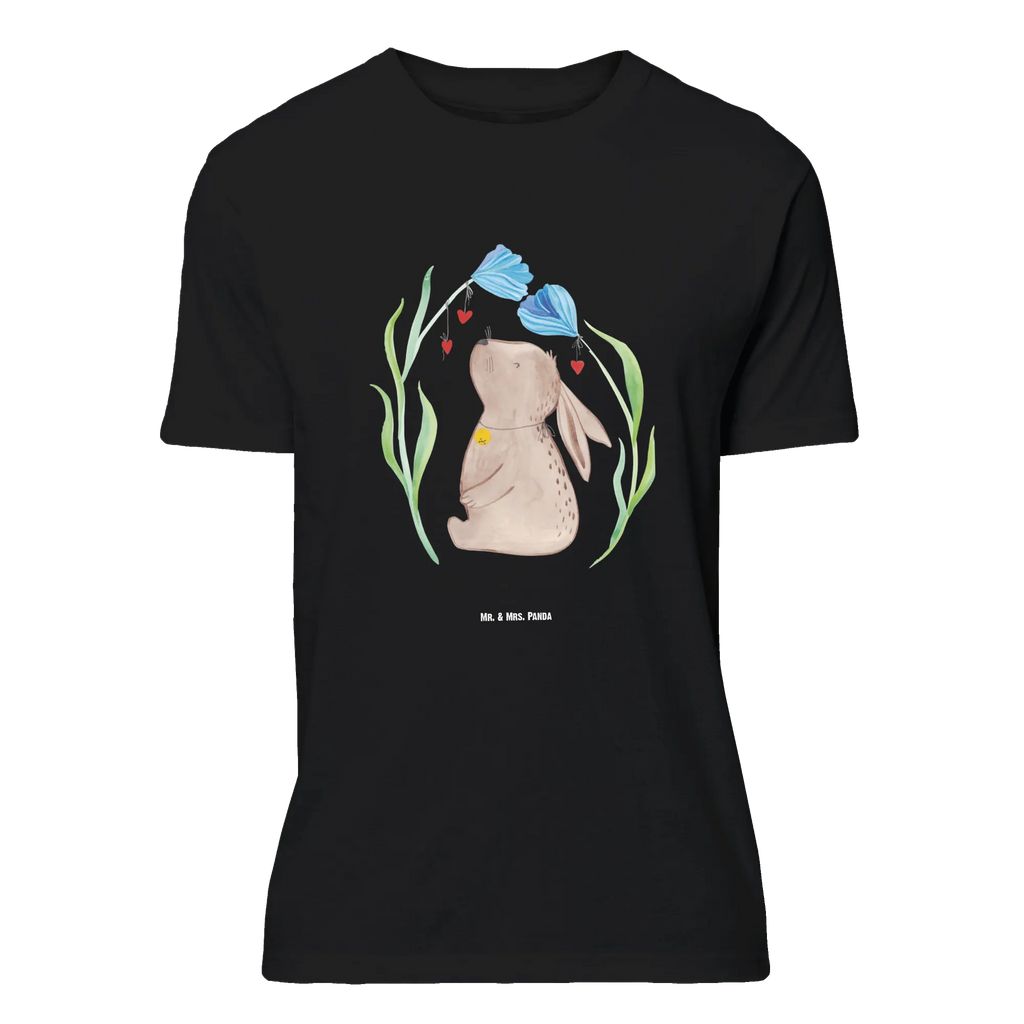 T-Shirt Standard Hase Blume T-Shirt, Shirt, Tshirt, Lustiges T-Shirt, T-Shirt mit Spruch, Party, Junggesellenabschied, Jubiläum, Geburstag, Herrn, Damen, Männer, Frauen, Schlafshirt, Nachthemd, Sprüche, Ostern, Osterhase, Ostergeschenke, Osternest, Osterdeko, Geschenke zu Ostern, Ostern Geschenk, Ostergeschenke Kinder, Ostern Kinder, Hase, Kaninchen, Kind, Taufe, Taufgeschenk, Geburt, Schwangerschaft, erstes Kind, Kindergeburtstag, Geburtstag, Hoffnung, Träume