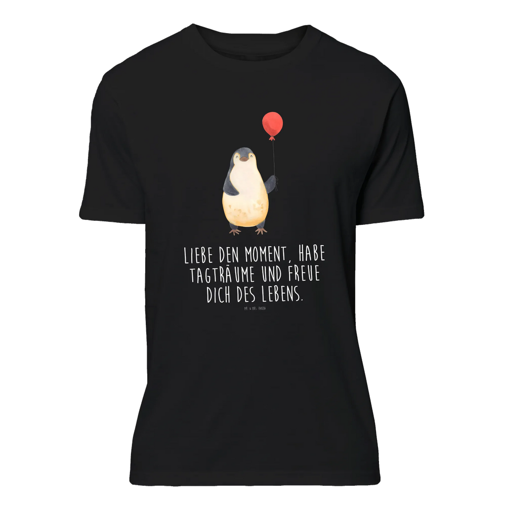 T-Shirt Standard Pinguin Luftballon T-Shirt, Shirt, Tshirt, Lustiges T-Shirt, T-Shirt mit Spruch, Party, Junggesellenabschied, Jubiläum, Geburstag, Herrn, Damen, Männer, Frauen, Schlafshirt, Nachthemd, Sprüche, Pinguin, Pinguine, Luftballon, Tagträume, Lebenslust, Geschenk Freundin, Geschenkidee, beste Freundin, Motivation, Neustart, neues Leben, Liebe, Glück