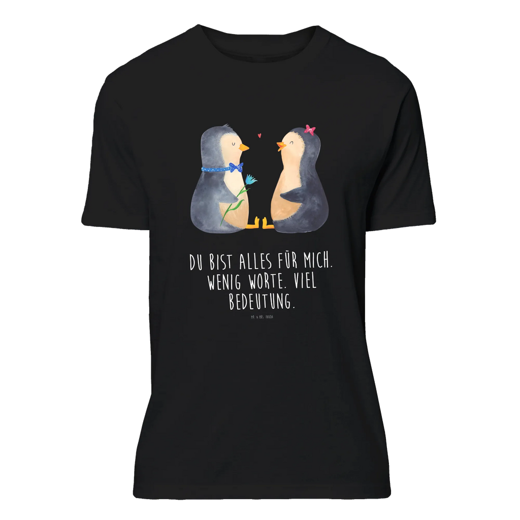 T-Shirt Standard Pinguin Pärchen T-Shirt, Shirt, Tshirt, Lustiges T-Shirt, T-Shirt mit Spruch, Party, Junggesellenabschied, Jubiläum, Geburstag, Herrn, Damen, Männer, Frauen, Schlafshirt, Nachthemd, Sprüche, Pinguin, Pinguine, Liebe, Liebespaar, Liebesbeweis, Liebesgeschenk, Verlobung, Jahrestag, Hochzeitstag, Hochzeit, Hochzeitsgeschenk, große Liebe, Traumpaar