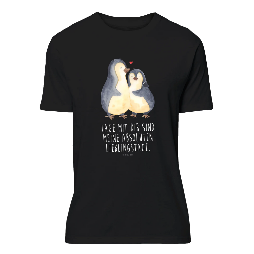 T-Shirt Standard Pinguin umarmend T-Shirt, Shirt, Tshirt, Lustiges T-Shirt, T-Shirt mit Spruch, Party, Junggesellenabschied, Jubiläum, Geburstag, Herrn, Damen, Männer, Frauen, Schlafshirt, Nachthemd, Sprüche, Pinguin, Liebe, Liebespaar, Liebesbeweis, Liebesgeschenk, Verlobung, Jahrestag, Hochzeitstag, Hochzeit, Hochzeitsgeschenk