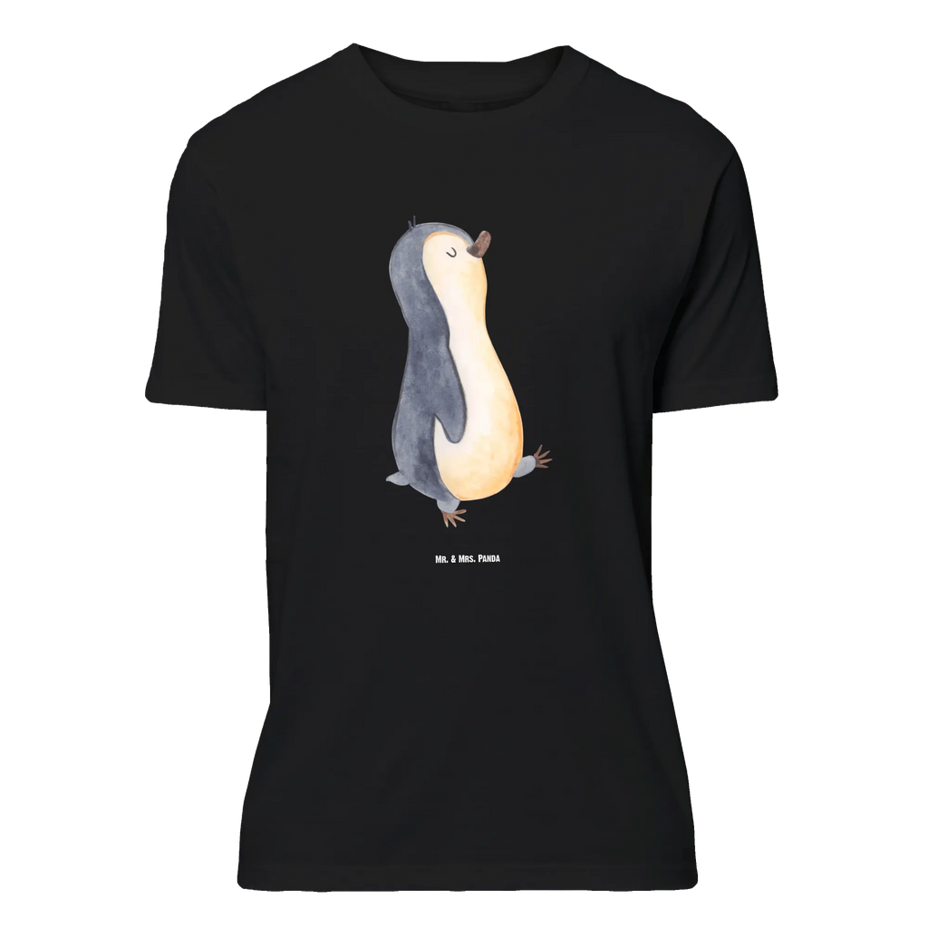 T-Shirt Standard Pinguin marschierend T-Shirt, Shirt, Tshirt, Lustiges T-Shirt, T-Shirt mit Spruch, Party, Junggesellenabschied, Jubiläum, Geburstag, Herrn, Damen, Männer, Frauen, Schlafshirt, Nachthemd, Sprüche, Pinguin, Pinguine, Frühaufsteher, Langschläfer, Bruder, Schwester, Familie