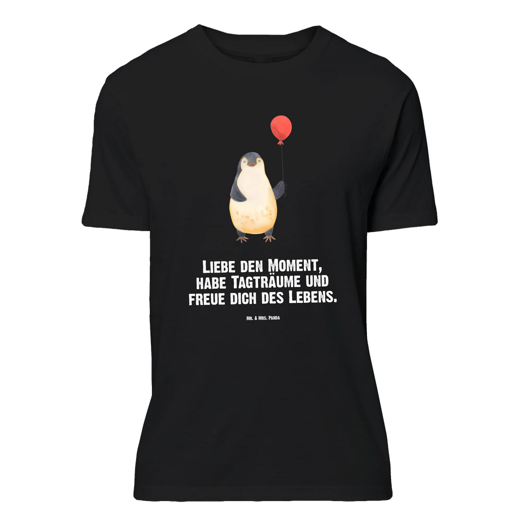 T-Shirt Standard Pinguin Luftballon T-Shirt, Shirt, Tshirt, Lustiges T-Shirt, T-Shirt mit Spruch, Party, Junggesellenabschied, Jubiläum, Geburstag, Herrn, Damen, Männer, Frauen, Schlafshirt, Nachthemd, Sprüche, Pinguin, Pinguine, Luftballon, Tagträume, Lebenslust, Geschenk Freundin, Geschenkidee, beste Freundin, Motivation, Neustart, neues Leben, Liebe, Glück