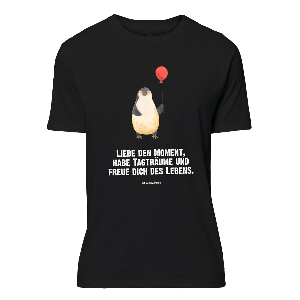 T-Shirt Standard Pinguin Luftballon T-Shirt, Shirt, Tshirt, Lustiges T-Shirt, T-Shirt mit Spruch, Party, Junggesellenabschied, Jubiläum, Geburstag, Herrn, Damen, Männer, Frauen, Schlafshirt, Nachthemd, Sprüche, Pinguin, Pinguine, Luftballon, Tagträume, Lebenslust, Geschenk Freundin, Geschenkidee, beste Freundin, Motivation, Neustart, neues Leben, Liebe, Glück