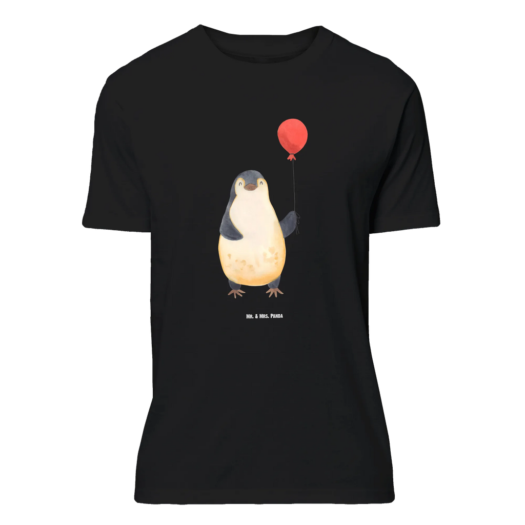 T-Shirt Standard Pinguin Luftballon T-Shirt, Shirt, Tshirt, Lustiges T-Shirt, T-Shirt mit Spruch, Party, Junggesellenabschied, Jubiläum, Geburstag, Herrn, Damen, Männer, Frauen, Schlafshirt, Nachthemd, Sprüche, Pinguin, Pinguine, Luftballon, Tagträume, Lebenslust, Geschenk Freundin, Geschenkidee, beste Freundin, Motivation, Neustart, neues Leben, Liebe, Glück