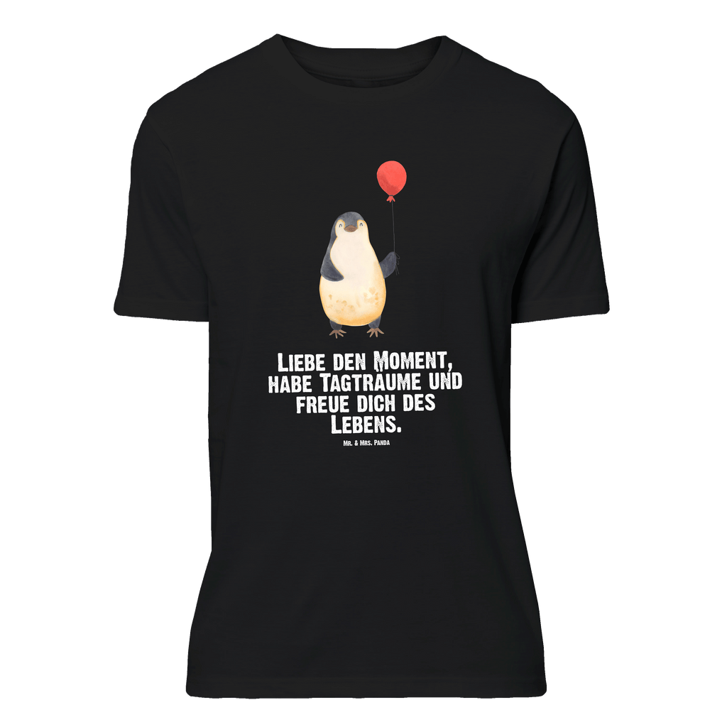 T-Shirt Standard Pinguin Luftballon T-Shirt, Shirt, Tshirt, Lustiges T-Shirt, T-Shirt mit Spruch, Party, Junggesellenabschied, Jubiläum, Geburstag, Herrn, Damen, Männer, Frauen, Schlafshirt, Nachthemd, Sprüche, Pinguin, Pinguine, Luftballon, Tagträume, Lebenslust, Geschenk Freundin, Geschenkidee, beste Freundin, Motivation, Neustart, neues Leben, Liebe, Glück