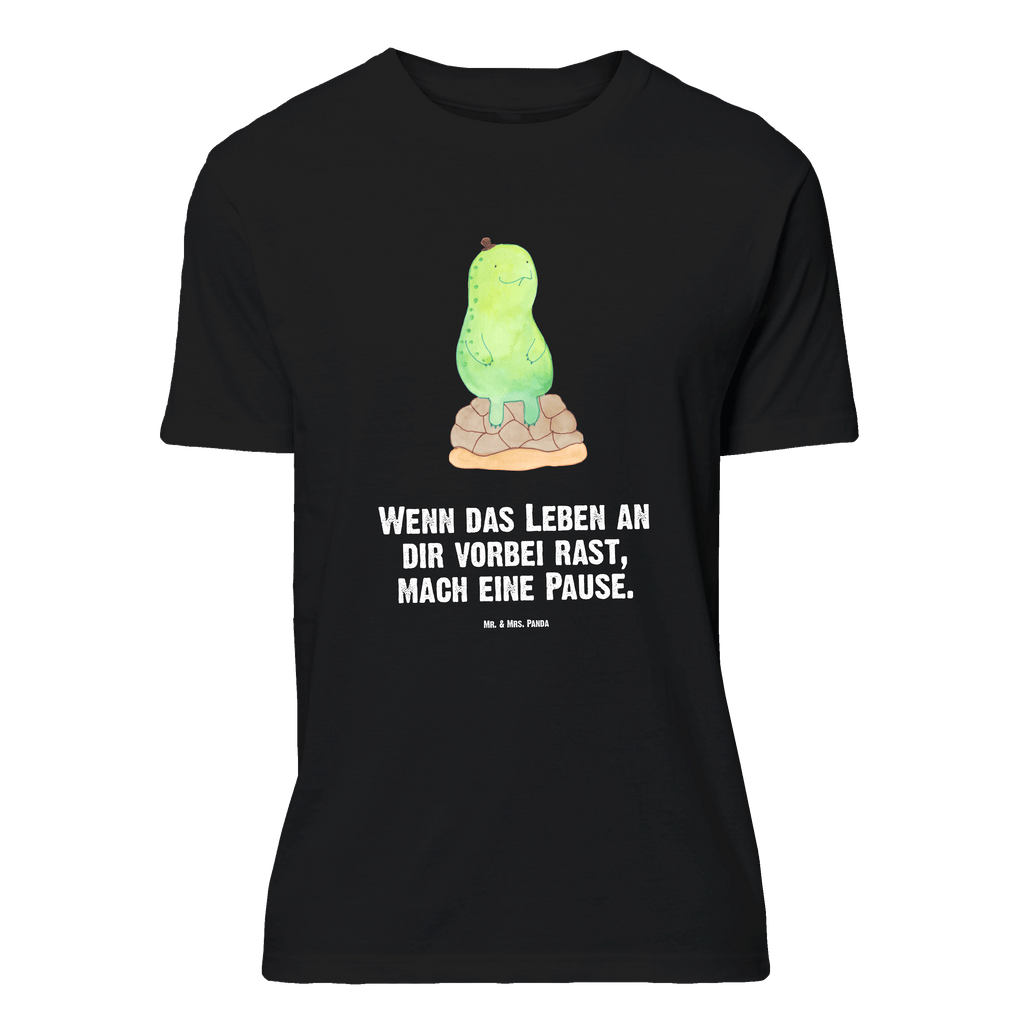 T-Shirt Standard Schildkröte pausiert T-Shirt, Shirt, Tshirt, Lustiges T-Shirt, T-Shirt mit Spruch, Party, Junggesellenabschied, Jubiläum, Geburstag, Herrn, Damen, Männer, Frauen, Schlafshirt, Nachthemd, Sprüche, Schildkröte, Achtsamkeit, Entschleunigen, achtsam