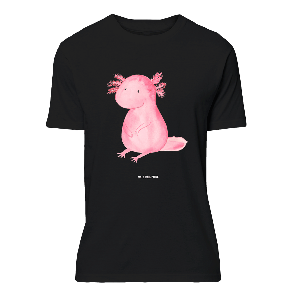 T-Shirt Standard Axolotl T-Shirt, Shirt, Tshirt, Lustiges T-Shirt, T-Shirt mit Spruch, Party, Junggesellenabschied, Jubiläum, Geburstag, Herrn, Damen, Männer, Frauen, Schlafshirt, Nachthemd, Sprüche, Axolotl, Molch, Axolot, vergnügt, fröhlich, zufrieden, Lebensstil, Weisheit, Lebensweisheit, Liebe, Freundin