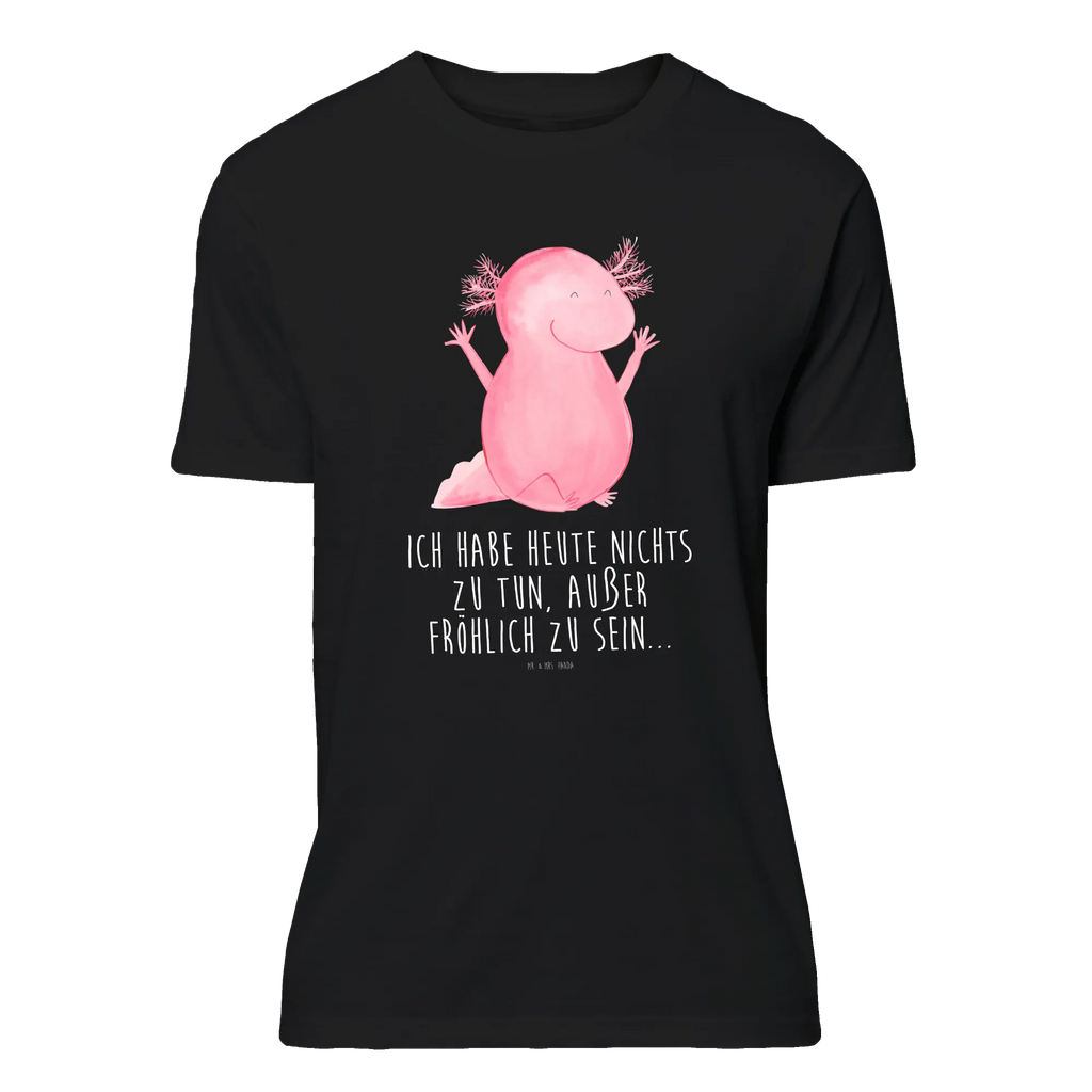 T-Shirt Standard Axolotl Hurra T-Shirt, Shirt, Tshirt, Lustiges T-Shirt, T-Shirt mit Spruch, Party, Junggesellenabschied, Jubiläum, Geburstag, Herrn, Damen, Männer, Frauen, Schlafshirt, Nachthemd, Sprüche, Axolotl, Molch, Axolot, Schwanzlurch, Lurch, Lurche, fröhlich, Spaß, Freude, Motivation, Zufriedenheit