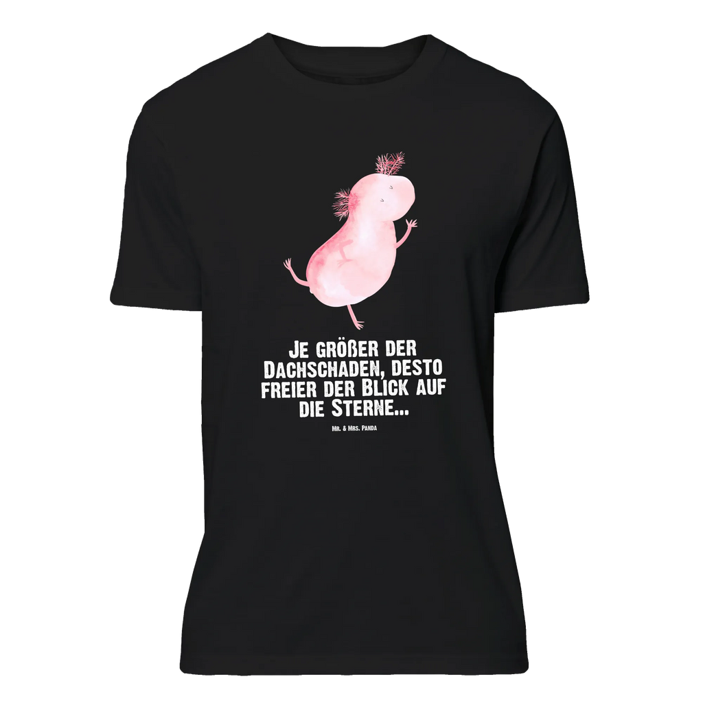 T-Shirt Standard Axolotl tanzt T-Shirt, Shirt, Tshirt, Lustiges T-Shirt, T-Shirt mit Spruch, Party, Junggesellenabschied, Jubiläum, Geburstag, Herrn, Damen, Männer, Frauen, Schlafshirt, Nachthemd, Sprüche, Axolotl, Molch, Axolot, Schwanzlurch, Lurch, Lurche, Dachschaden, Sterne, verrückt, Freundin, beste Freundin