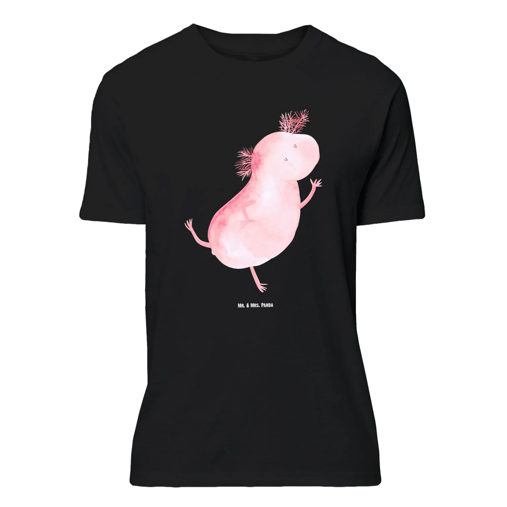 T-Shirt Standard Axolotl tanzt T-Shirt, Shirt, Tshirt, Lustiges T-Shirt, T-Shirt mit Spruch, Party, Junggesellenabschied, Jubiläum, Geburstag, Herrn, Damen, Männer, Frauen, Schlafshirt, Nachthemd, Sprüche, Axolotl, Molch, Axolot, Schwanzlurch, Lurch, Lurche, Dachschaden, Sterne, verrückt, Freundin, beste Freundin