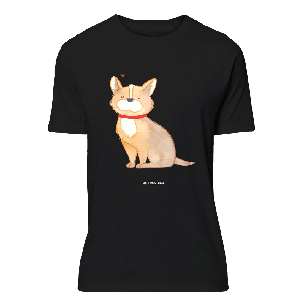 T-Shirt Standard Hund Glück T-Shirt, Shirt, Tshirt, Lustiges T-Shirt, T-Shirt mit Spruch, Party, Junggesellenabschied, Jubiläum, Geburstag, Herrn, Damen, Männer, Frauen, Schlafshirt, Nachthemd, Sprüche, Hund, Hundemotiv, Haustier, Hunderasse, Tierliebhaber, Hundebesitzer, Corgie, Hundeliebe, Spruch, Hundemama, Liebe