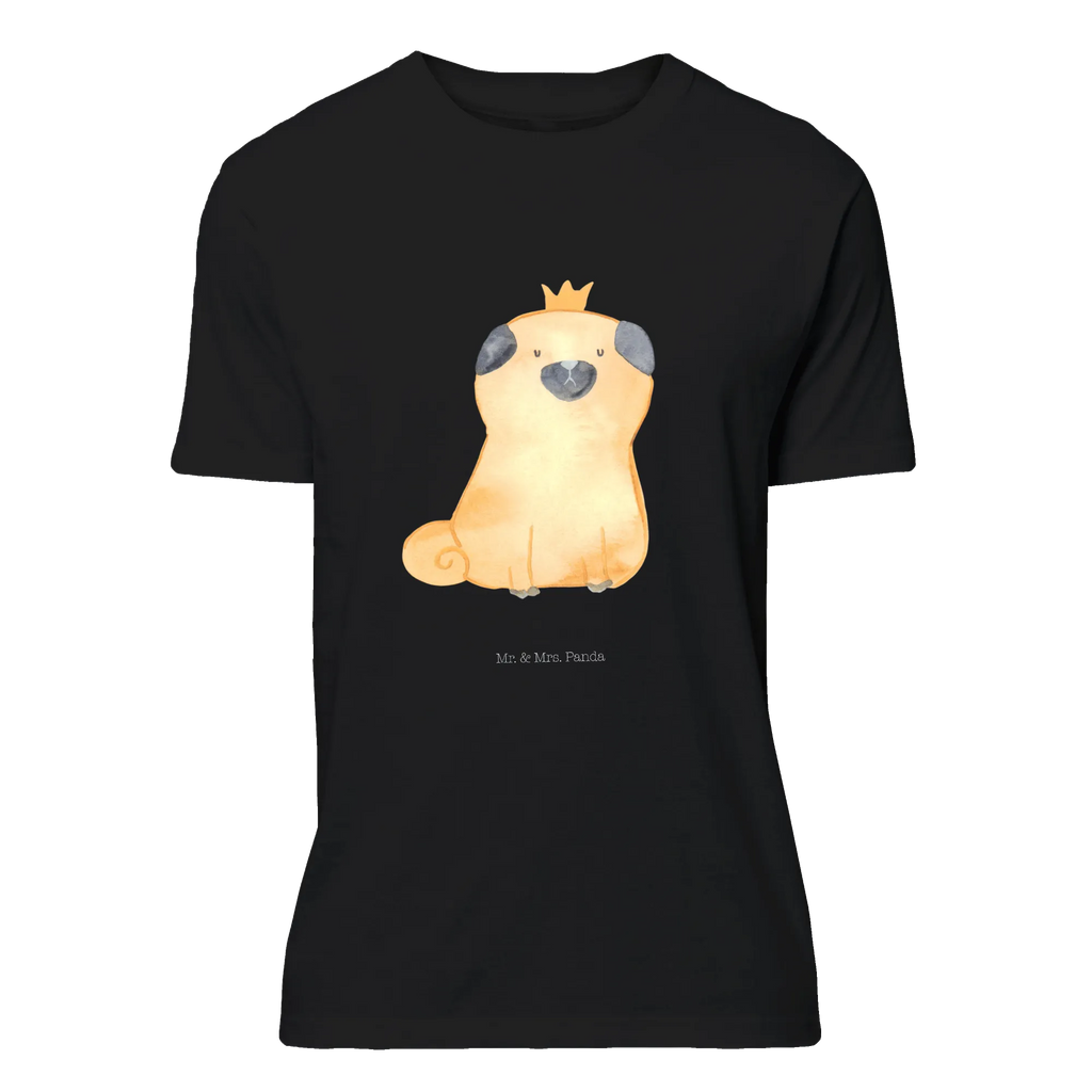 T-Shirt Standard Mops Krone T-Shirt, Shirt, Tshirt, Lustiges T-Shirt, T-Shirt mit Spruch, Party, Junggesellenabschied, Jubiläum, Geburstag, Herrn, Damen, Männer, Frauen, Schlafshirt, Nachthemd, Sprüche, Hund, Hundemotiv, Haustier, Hunderasse, Tierliebhaber, Hundebesitzer, Mops, allergisch, kinderlos, Hausregel, Hundebesitzer. Spruch, lustig