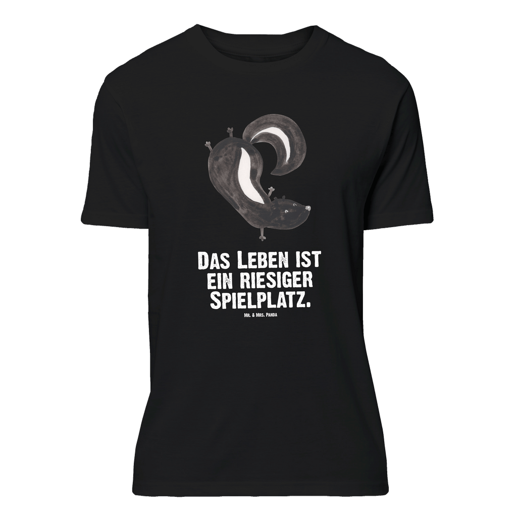 T-Shirt Standard Stinktier Handstand T-Shirt, Shirt, Tshirt, Lustiges T-Shirt, T-Shirt mit Spruch, Party, Junggesellenabschied, Jubiläum, Geburstag, Herrn, Damen, Männer, Frauen, Schlafshirt, Nachthemd, Sprüche, Stinktier, Skunk, Wildtier, Raubtier, Stinker, Stinki, Spielplatz, verpielt, Kind