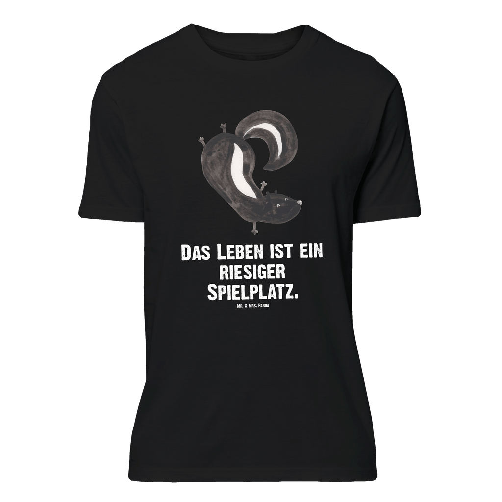 T-Shirt Standard Stinktier Handstand T-Shirt, Shirt, Tshirt, Lustiges T-Shirt, T-Shirt mit Spruch, Party, Junggesellenabschied, Jubiläum, Geburstag, Herrn, Damen, Männer, Frauen, Schlafshirt, Nachthemd, Sprüche, Stinktier, Skunk, Wildtier, Raubtier, Stinker, Stinki, Spielplatz, verpielt, Kind