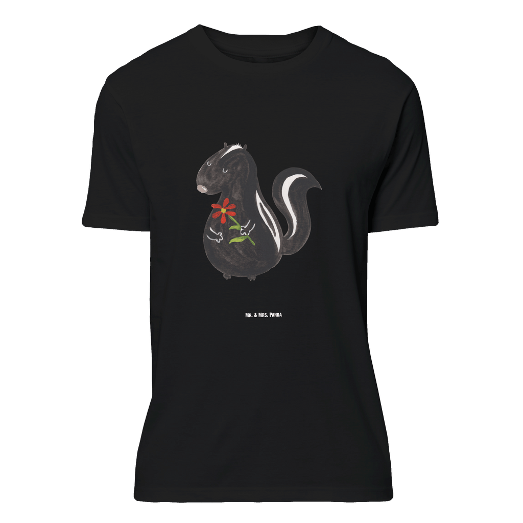 T-Shirt Standard Stinktier Blume T-Shirt, Shirt, Tshirt, Lustiges T-Shirt, T-Shirt mit Spruch, Party, Junggesellenabschied, Jubiläum, Geburstag, Herrn, Damen, Männer, Frauen, Schlafshirt, Nachthemd, Sprüche, Stinktier, Skunk, Wildtier, Raubtier, Stinker, Stinki, Tagträumer, verträumt, Dreams, Träume