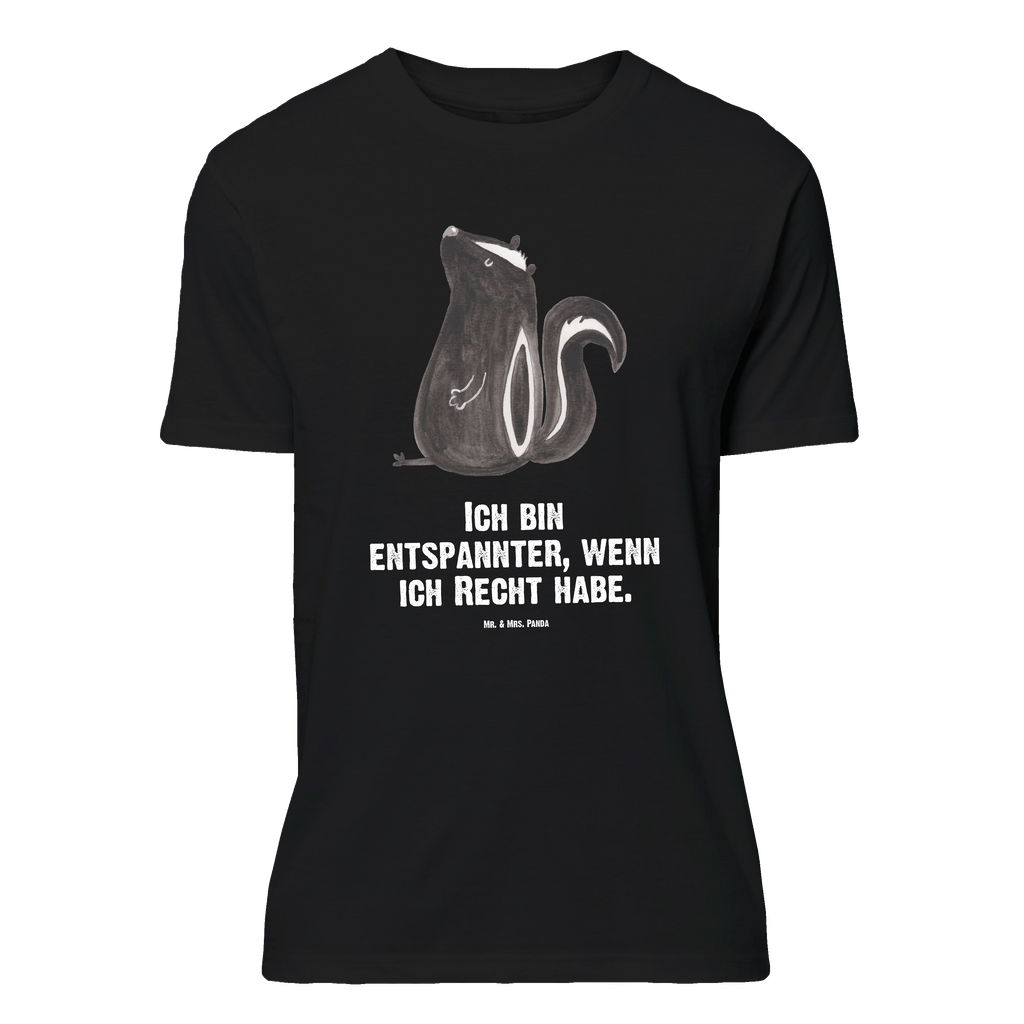 T-Shirt Standard Stinktier Sitzen T-Shirt, Shirt, Tshirt, Lustiges T-Shirt, T-Shirt mit Spruch, Party, Junggesellenabschied, Jubiläum, Geburstag, Herrn, Damen, Männer, Frauen, Schlafshirt, Nachthemd, Sprüche, Stinktier, Skunk, Wildtier, Raubtier, Stinker, Stinki, Spruch, Büro, Recht, Besserwisser