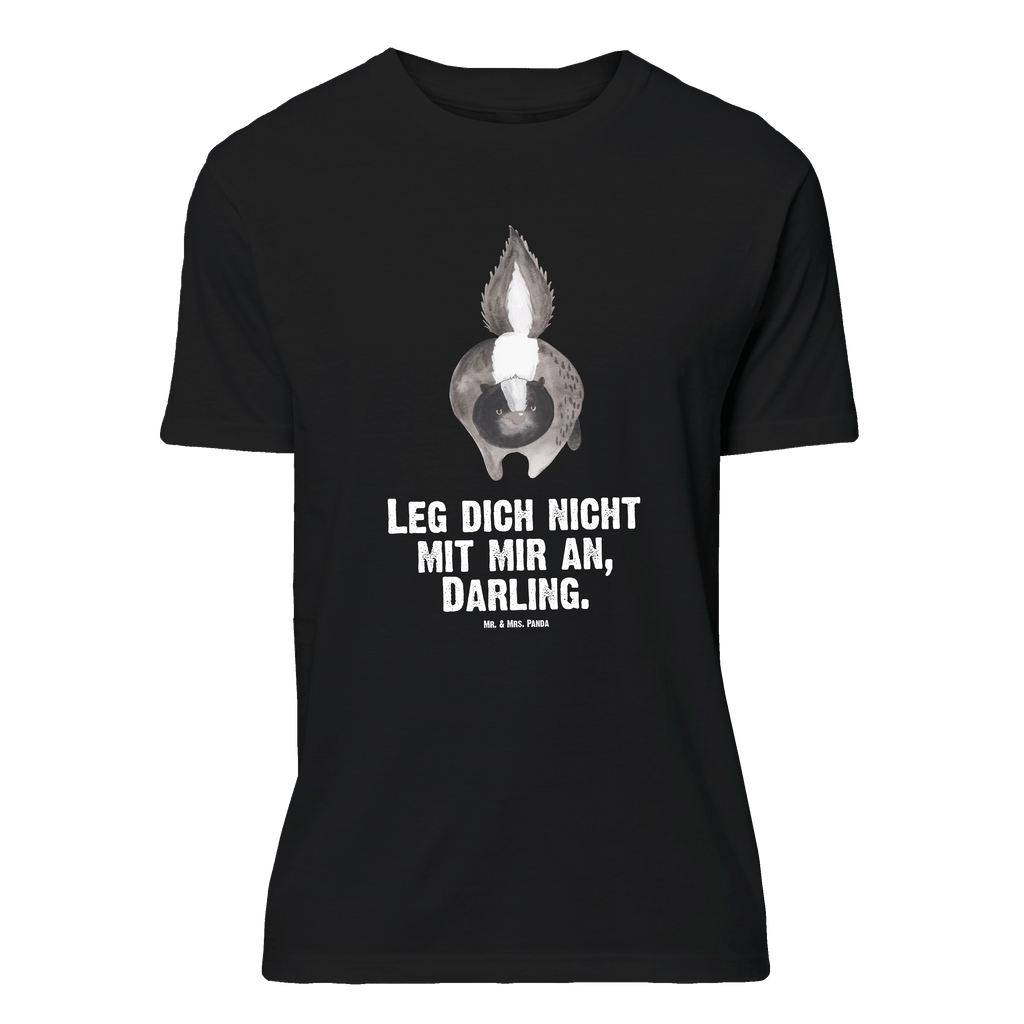 T-Shirt Standard Stinktier Angriff T-Shirt, Shirt, Tshirt, Lustiges T-Shirt, T-Shirt mit Spruch, Party, Junggesellenabschied, Jubiläum, Geburstag, Herrn, Damen, Männer, Frauen, Schlafshirt, Nachthemd, Sprüche, Stinktier, Skunk, Wildtier, Raubtier, Stinker, Stinki, wütend, Drohung