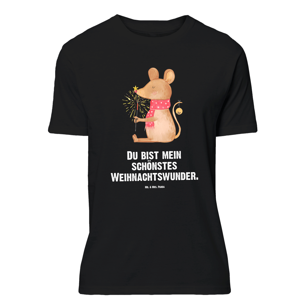 T-Shirt Standard Weihnachtsmaus T-Shirt, Shirt, Tshirt, Lustiges T-Shirt, T-Shirt mit Spruch, Party, Junggesellenabschied, Jubiläum, Geburstag, Herrn, Damen, Männer, Frauen, Schlafshirt, Nachthemd, Sprüche, Winter, Weihnachten, Weihnachtsdeko, Nikolaus, Advent, Heiligabend, Wintermotiv, Frohe Weihnachten, Weihnachtsgruß, Weihnachtsmotiv, Maus, Mäuschen, Weihnachtswunder