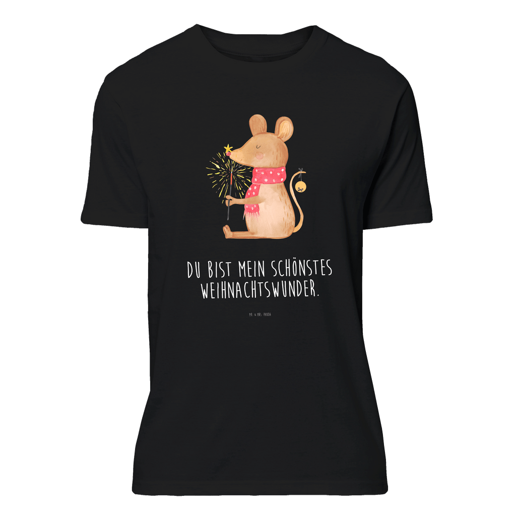 T-Shirt Standard Weihnachtsmaus T-Shirt, Shirt, Tshirt, Lustiges T-Shirt, T-Shirt mit Spruch, Party, Junggesellenabschied, Jubiläum, Geburstag, Herrn, Damen, Männer, Frauen, Schlafshirt, Nachthemd, Sprüche, Winter, Weihnachten, Weihnachtsdeko, Nikolaus, Advent, Heiligabend, Wintermotiv, Frohe Weihnachten, Weihnachtsgruß, Weihnachtsmotiv, Maus, Mäuschen, Weihnachtswunder