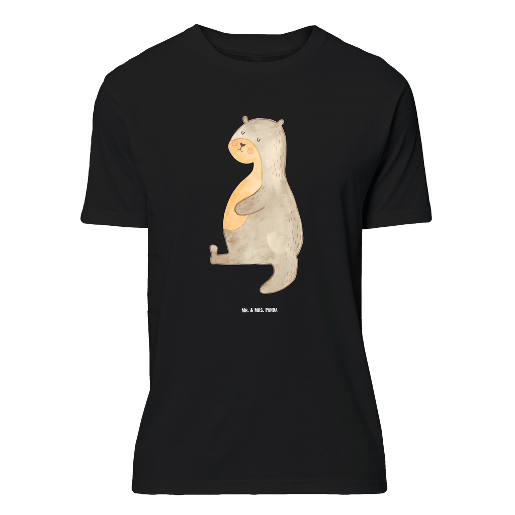 T-Shirt Standard Otter Bauch T-Shirt, Shirt, Tshirt, Lustiges T-Shirt, T-Shirt mit Spruch, Party, Junggesellenabschied, Jubiläum, Geburstag, Herrn, Damen, Männer, Frauen, Schlafshirt, Nachthemd, Sprüche, Otter, Fischotter, Seeotter, Otter Seeotter See Otter