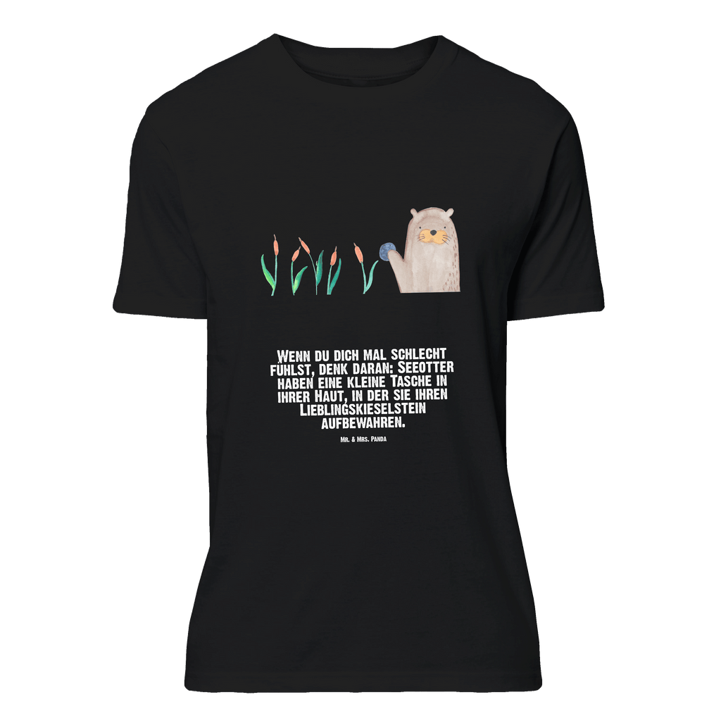 T-Shirt Standard Otter Stein T-Shirt, Shirt, Tshirt, Lustiges T-Shirt, T-Shirt mit Spruch, Party, Junggesellenabschied, Jubiläum, Geburstag, Herrn, Damen, Männer, Frauen, Schlafshirt, Nachthemd, Sprüche, Otter, Fischotter, Seeotter, Otter Seeotter See Otter