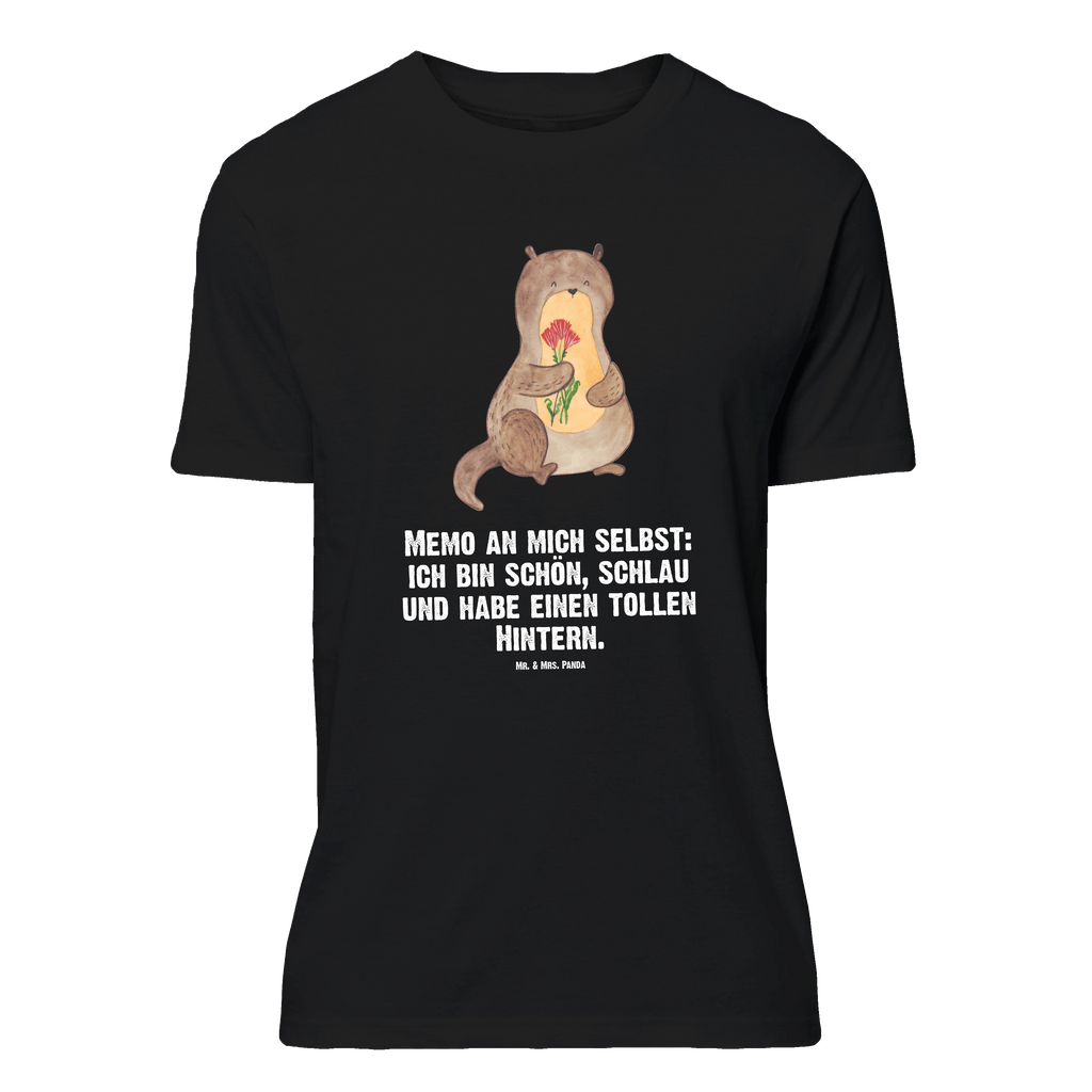 T-Shirt Standard Otter Blumenstrauß T-Shirt, Shirt, Tshirt, Lustiges T-Shirt, T-Shirt mit Spruch, Party, Junggesellenabschied, Jubiläum, Geburstag, Herrn, Damen, Männer, Frauen, Schlafshirt, Nachthemd, Sprüche, Otter, Fischotter, Seeotter, Otter Seeotter See Otter