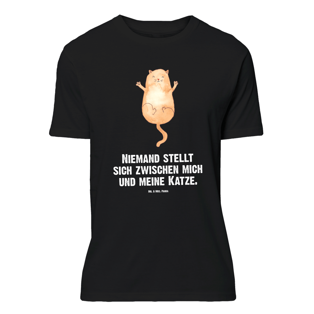 T-Shirt Standard Katze Umarmen T-Shirt, Shirt, Tshirt, Lustiges T-Shirt, T-Shirt mit Spruch, Party, Junggesellenabschied, Jubiläum, Geburstag, Herrn, Damen, Männer, Frauen, Schlafshirt, Nachthemd, Sprüche, Katze, Katzenmotiv, Katzenfan, Katzendeko, Katzenfreund, Katzenliebhaber, Katzenprodukte, Katzenartikel, Katzenaccessoires, Katzensouvenirs, Katzenliebhaberprodukte, Katzenmotive, Katzen, Kater, Mietze, Cat, Cats, Katzenhalter, Katzenbesitzerin, Haustier, Freundin, Freunde, beste Freunde, Liebe, Katzenliebe, Familie