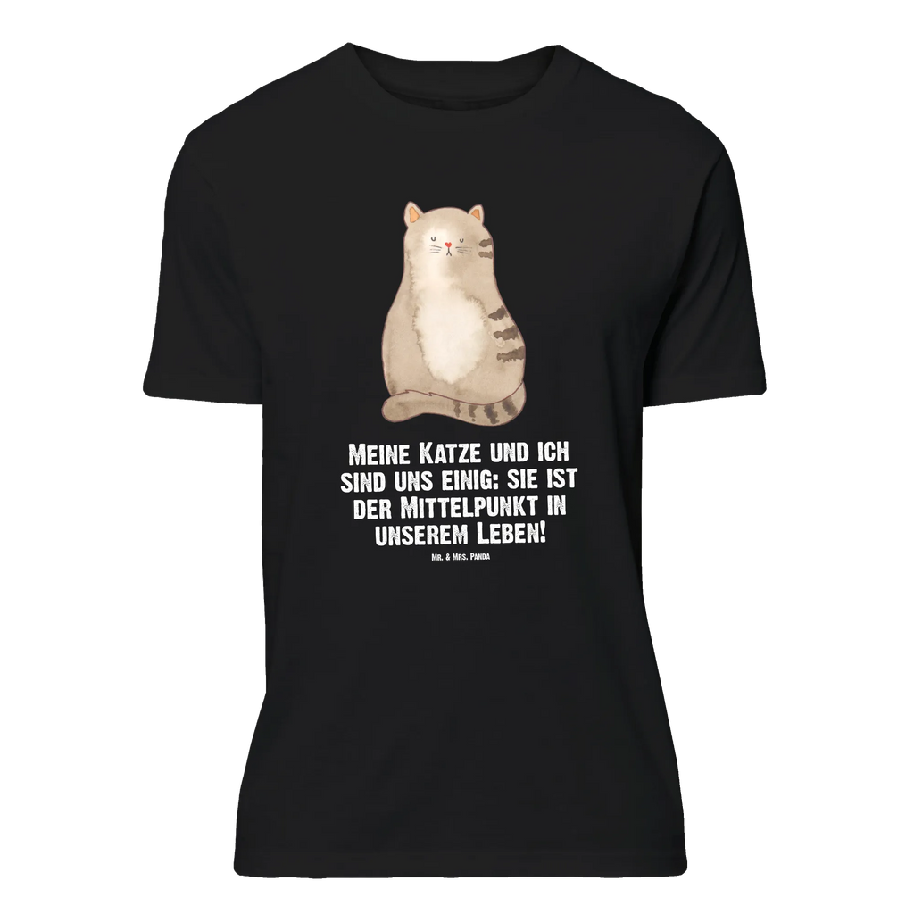 T-Shirt Standard Katze Sitzen T-Shirt, Shirt, Tshirt, Lustiges T-Shirt, T-Shirt mit Spruch, Party, Junggesellenabschied, Jubiläum, Geburstag, Herrn, Damen, Männer, Frauen, Schlafshirt, Nachthemd, Sprüche, Katze, Katzenmotiv, Katzenfan, Katzendeko, Katzenfreund, Katzenliebhaber, Katzenprodukte, Katzenartikel, Katzenaccessoires, Katzensouvenirs, Katzenliebhaberprodukte, Katzenmotive, Katzen, Kater, Mietze, Cat, Cats, Katzenhalter, Katzenbesitzerin, Haustier, Katzenliebe, Lebensinhalt, Liebe, Mittelpunkt, Familie