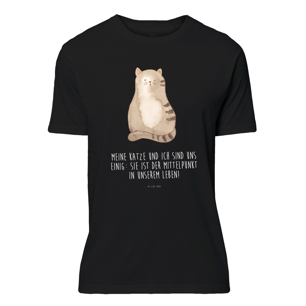 T-Shirt Standard Katze Sitzen T-Shirt, Shirt, Tshirt, Lustiges T-Shirt, T-Shirt mit Spruch, Party, Junggesellenabschied, Jubiläum, Geburstag, Herrn, Damen, Männer, Frauen, Schlafshirt, Nachthemd, Sprüche, Katze, Katzenmotiv, Katzenfan, Katzendeko, Katzenfreund, Katzenliebhaber, Katzenprodukte, Katzenartikel, Katzenaccessoires, Katzensouvenirs, Katzenliebhaberprodukte, Katzenmotive, Katzen, Kater, Mietze, Cat, Cats, Katzenhalter, Katzenbesitzerin, Haustier, Katzenliebe, Lebensinhalt, Liebe, Mittelpunkt, Familie