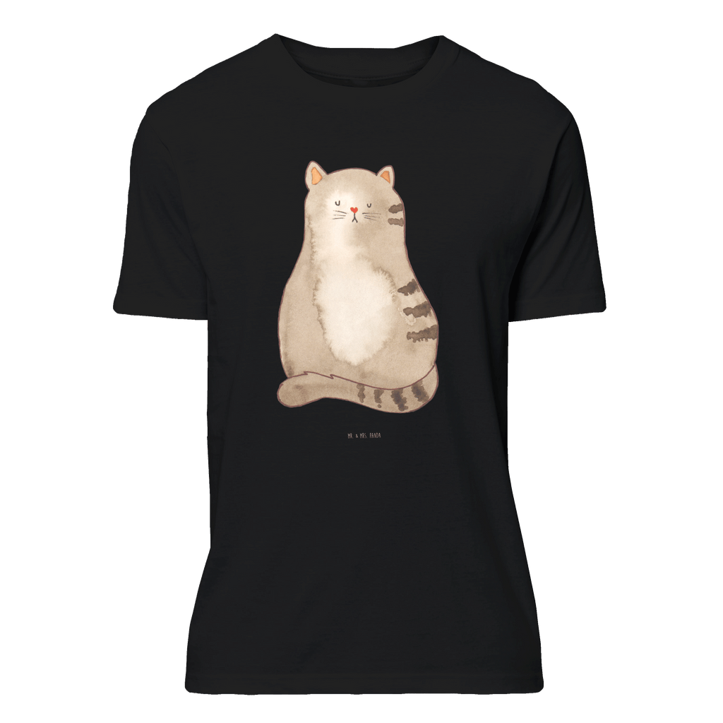 T-Shirt Standard Katze Sitzen T-Shirt, Shirt, Tshirt, Lustiges T-Shirt, T-Shirt mit Spruch, Party, Junggesellenabschied, Jubiläum, Geburstag, Herrn, Damen, Männer, Frauen, Schlafshirt, Nachthemd, Sprüche, Katze, Katzenmotiv, Katzenfan, Katzendeko, Katzenfreund, Katzenliebhaber, Katzenprodukte, Katzenartikel, Katzenaccessoires, Katzensouvenirs, Katzenliebhaberprodukte, Katzenmotive, Katzen, Kater, Mietze, Cat, Cats, Katzenhalter, Katzenbesitzerin, Haustier, Katzenliebe, Lebensinhalt, Liebe, Mittelpunkt, Familie