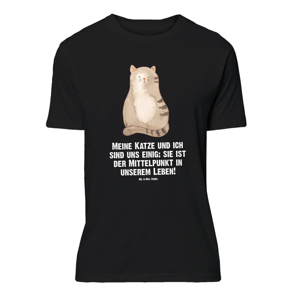 T-Shirt Standard Katze Sitzen T-Shirt, Shirt, Tshirt, Lustiges T-Shirt, T-Shirt mit Spruch, Party, Junggesellenabschied, Jubiläum, Geburstag, Herrn, Damen, Männer, Frauen, Schlafshirt, Nachthemd, Sprüche, Katze, Katzenmotiv, Katzenfan, Katzendeko, Katzenfreund, Katzenliebhaber, Katzenprodukte, Katzenartikel, Katzenaccessoires, Katzensouvenirs, Katzenliebhaberprodukte, Katzenmotive, Katzen, Kater, Mietze, Cat, Cats, Katzenhalter, Katzenbesitzerin, Haustier, Katzenliebe, Lebensinhalt, Liebe, Mittelpunkt, Familie