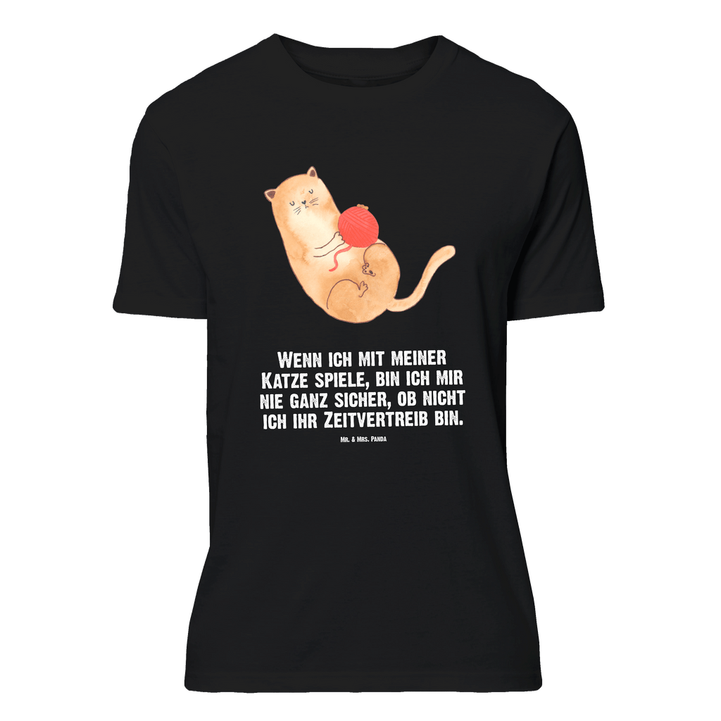 T-Shirt Standard Katze Wolle T-Shirt, Shirt, Tshirt, Lustiges T-Shirt, T-Shirt mit Spruch, Party, Junggesellenabschied, Jubiläum, Geburstag, Herrn, Damen, Männer, Frauen, Schlafshirt, Nachthemd, Sprüche, Katze, Katzenmotiv, Katzenfan, Katzendeko, Katzenfreund, Katzenliebhaber, Katzenprodukte, Katzenartikel, Katzenaccessoires, Katzensouvenirs, Katzenliebhaberprodukte, Katzenmotive, Katzen, Kater, Mietze, Cat, Cats, Katzenhalter, Katzenbesitzerin, Haustier, Wollknäuel, Wolle, Spielen, Spiel, verspielt