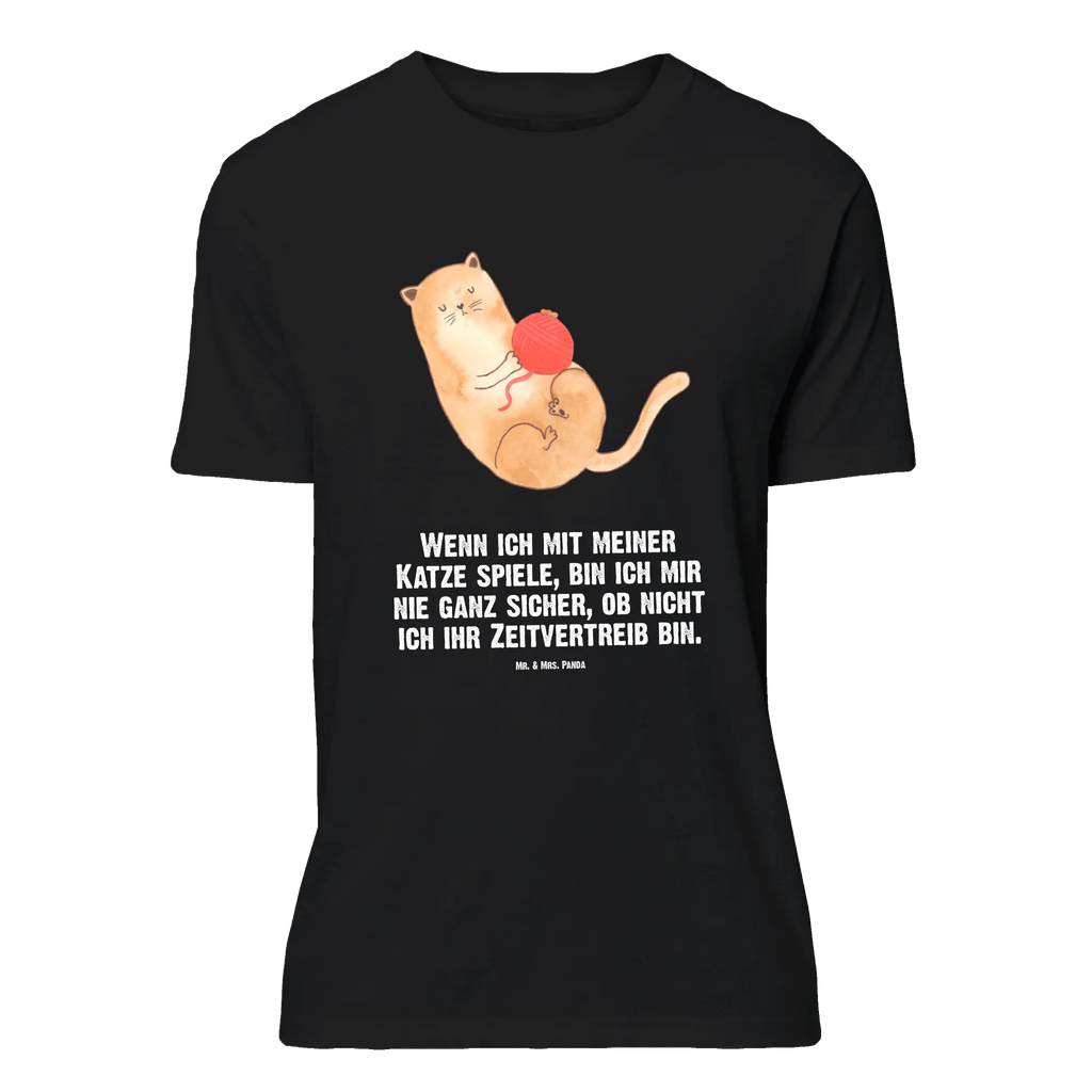 T-Shirt Standard Katze Wolle T-Shirt, Shirt, Tshirt, Lustiges T-Shirt, T-Shirt mit Spruch, Party, Junggesellenabschied, Jubiläum, Geburstag, Herrn, Damen, Männer, Frauen, Schlafshirt, Nachthemd, Sprüche, Katze, Katzenmotiv, Katzenfan, Katzendeko, Katzenfreund, Katzenliebhaber, Katzenprodukte, Katzenartikel, Katzenaccessoires, Katzensouvenirs, Katzenliebhaberprodukte, Katzenmotive, Katzen, Kater, Mietze, Cat, Cats, Katzenhalter, Katzenbesitzerin, Haustier, Wollknäuel, Wolle, Spielen, Spiel, verspielt