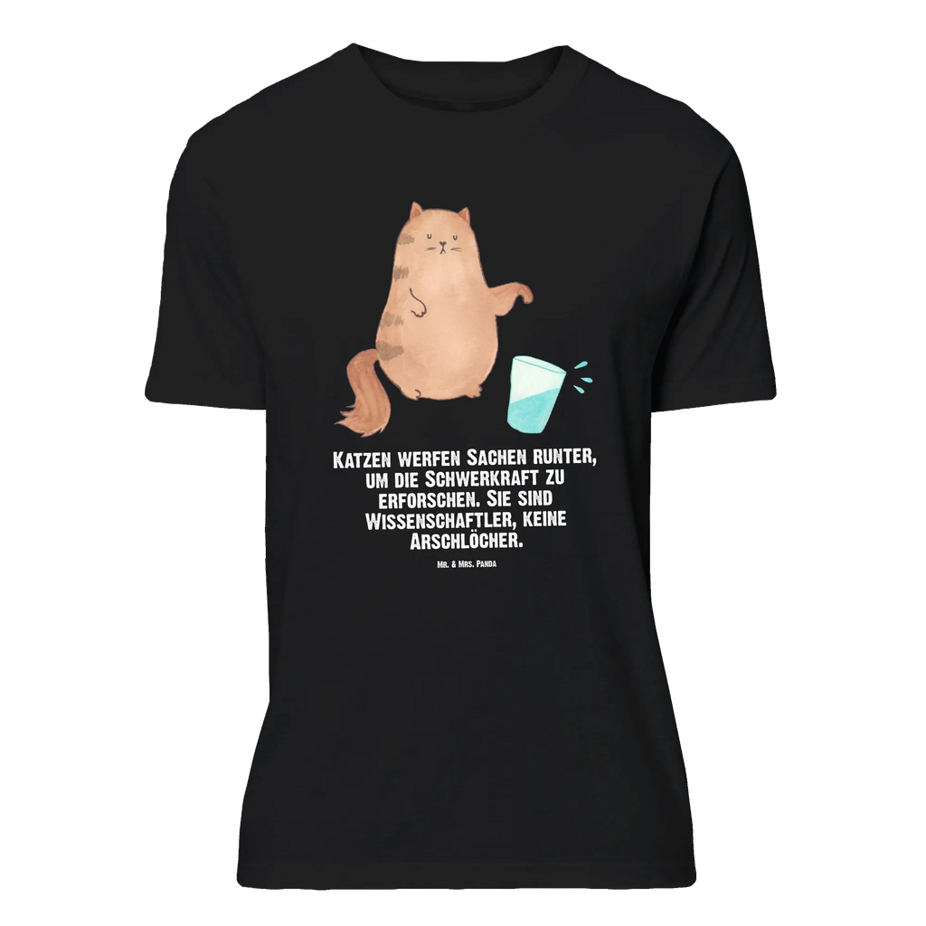 T-Shirt Standard Katze Wasserglas T-Shirt, Shirt, Tshirt, Lustiges T-Shirt, T-Shirt mit Spruch, Party, Junggesellenabschied, Jubiläum, Geburstag, Herrn, Damen, Männer, Frauen, Schlafshirt, Nachthemd, Sprüche, Katze, Katzenmotiv, Katzenfan, Katzendeko, Katzenfreund, Katzenliebhaber, Katzenprodukte, Katzenartikel, Katzenaccessoires, Katzensouvenirs, Katzenliebhaberprodukte, Katzenmotive, Katzen, Kater, Mietze, Cat, Cats, Katzenhalter, Katzenbesitzerin, Haustier, Wasser, Glas