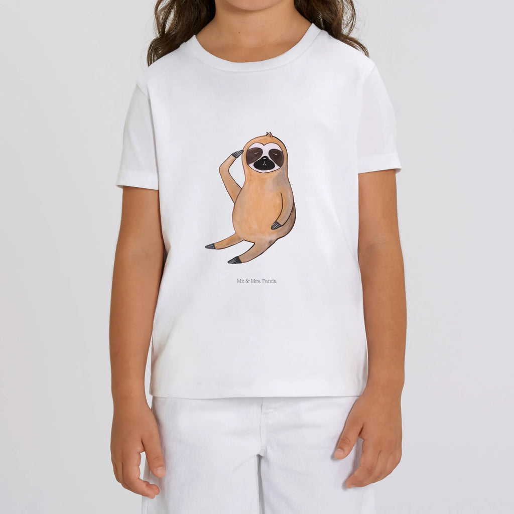 Organic Kinder T-Shirt Faultier Vogel zeigen Kinder T-Shirt, Kinder T-Shirt Mädchen, Kinder T-Shirt Jungen, Faultier, Faultier Geschenk, Faultier Deko, Faultiere, faul, Lieblingstier, Spinner, früher Vogel, der frühe Vogel, Frühaufsteher, Morgenmuffel, Vogel, Faultierwelt