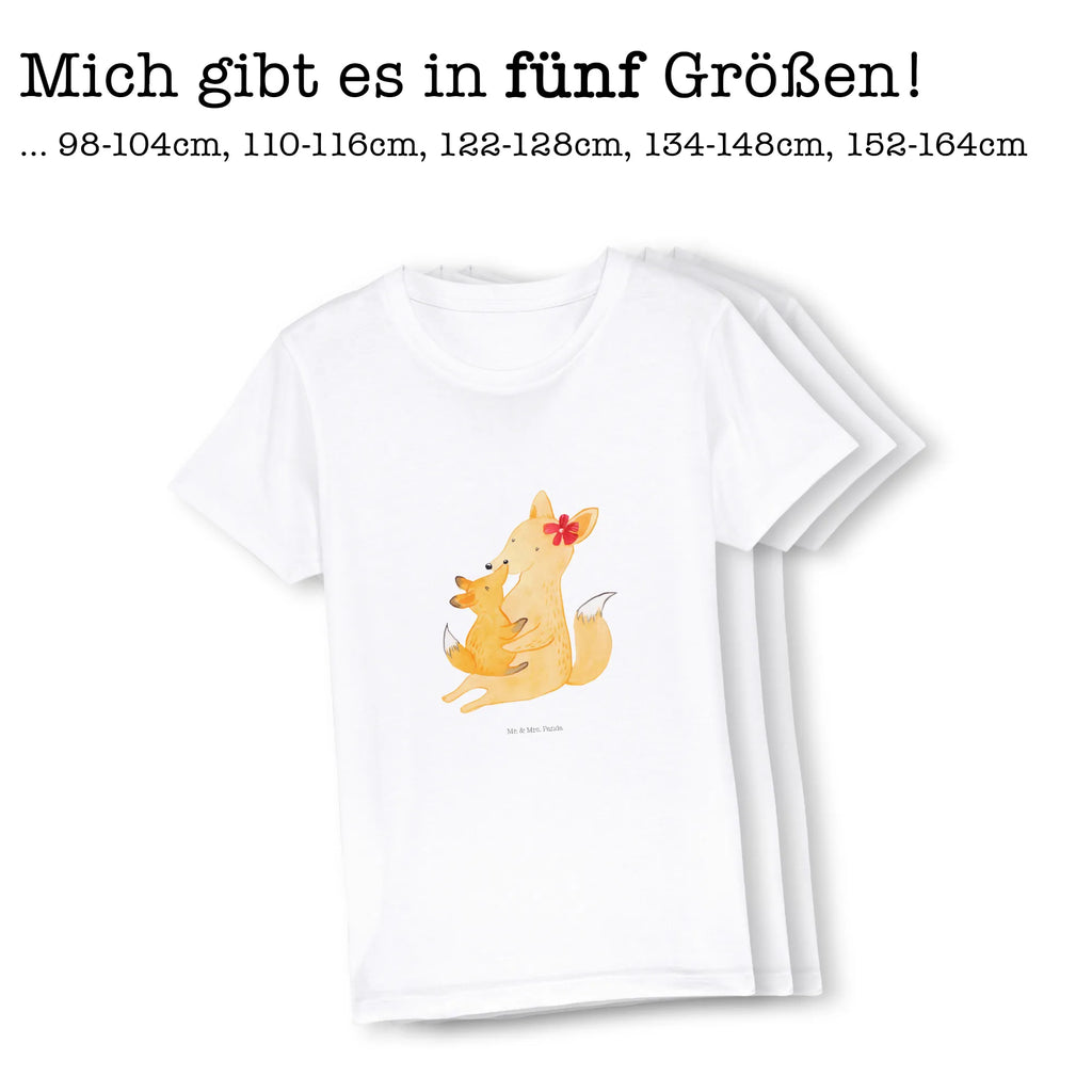 Organic Kinder T-Shirt Fuchs Mama Kinder T-Shirt, Kinder T-Shirt Mädchen, Kinder T-Shirt Jungen, Familie, Vatertag, Muttertag, Bruder, Schwester, Mama, Papa, Oma, Opa, Mutter, Tochter, Lieblingstochter, Beste Tochter, Geschenk