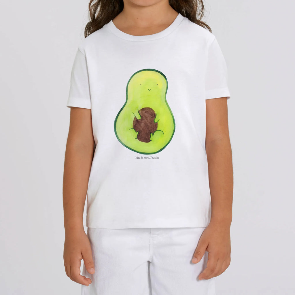 Organic Kinder T-Shirt Avocado Kern Kinder T-Shirt, Kinder T-Shirt Mädchen, Kinder T-Shirt Jungen, Avocado, Veggie, Vegan, Gesund, Avokado, Avocadokern, Kern, Pflanze, Spruch Leben