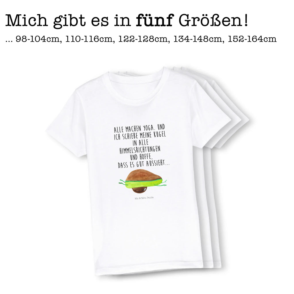 Organic Kinder T-Shirt Avocado Yoga Kinder T-Shirt, Kinder T-Shirt Mädchen, Kinder T-Shirt Jungen, Avocado, Veggie, Vegan, Gesund, Avocado Yoga Vegan