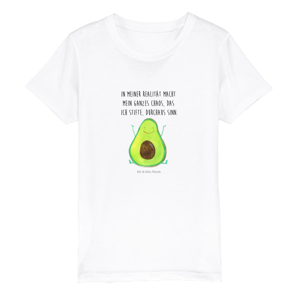 Organic Kinder T-Shirt Avocado Glücklich Kinder T-Shirt, Kinder T-Shirt Mädchen, Kinder T-Shirt Jungen, Avocado, Veggie, Vegan, Gesund, Chaos