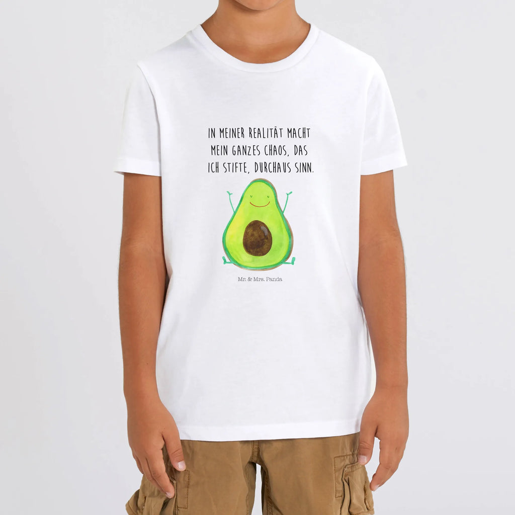 Organic Kinder T-Shirt Avocado Glücklich Kinder T-Shirt, Kinder T-Shirt Mädchen, Kinder T-Shirt Jungen, Avocado, Veggie, Vegan, Gesund, Chaos