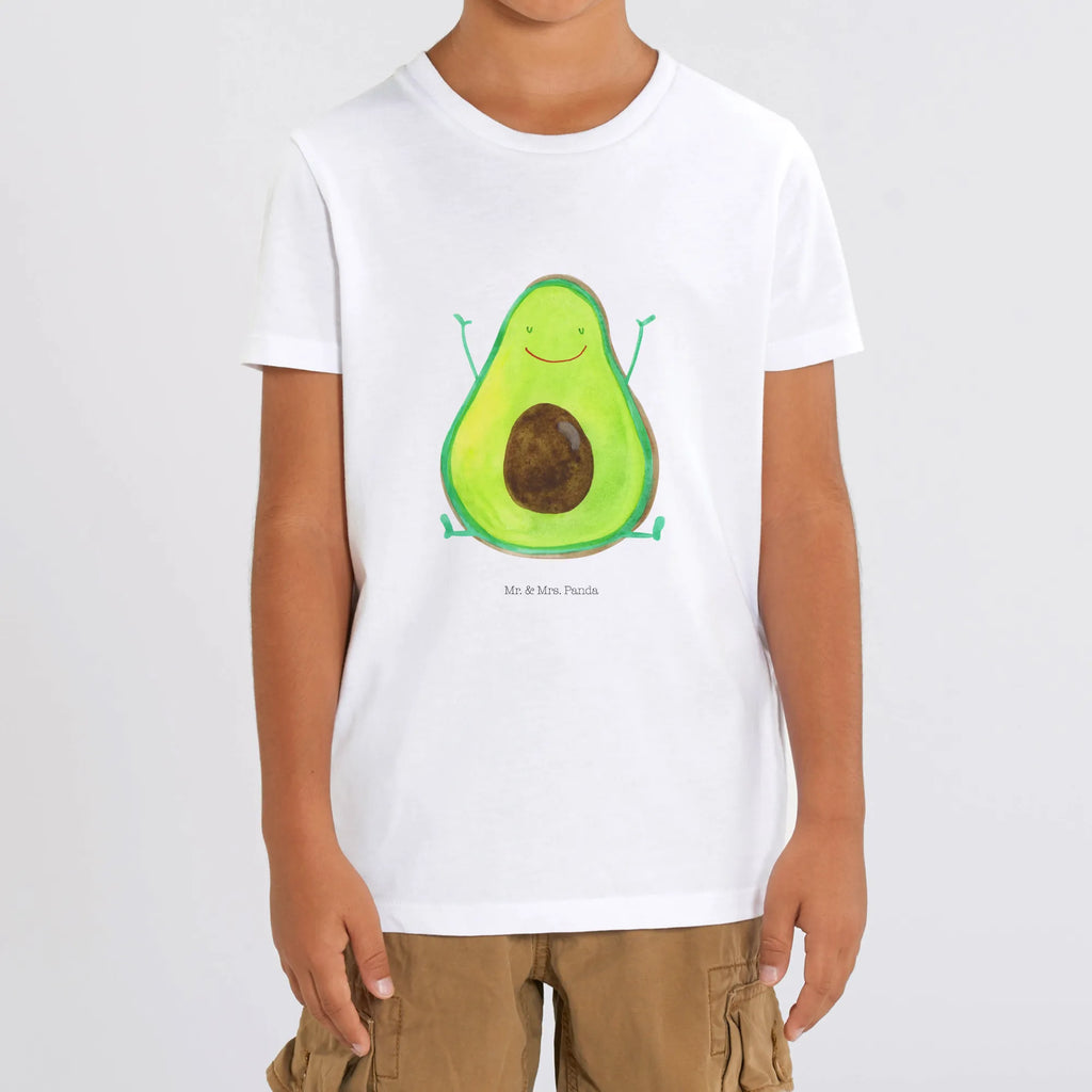 Organic Kinder T-Shirt Avocado Glücklich Kinder T-Shirt, Kinder T-Shirt Mädchen, Kinder T-Shirt Jungen, Avocado, Veggie, Vegan, Gesund, Chaos