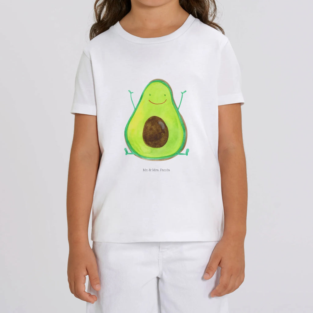 Organic Kinder T-Shirt Avocado Glücklich Kinder T-Shirt, Kinder T-Shirt Mädchen, Kinder T-Shirt Jungen, Avocado, Veggie, Vegan, Gesund, Chaos