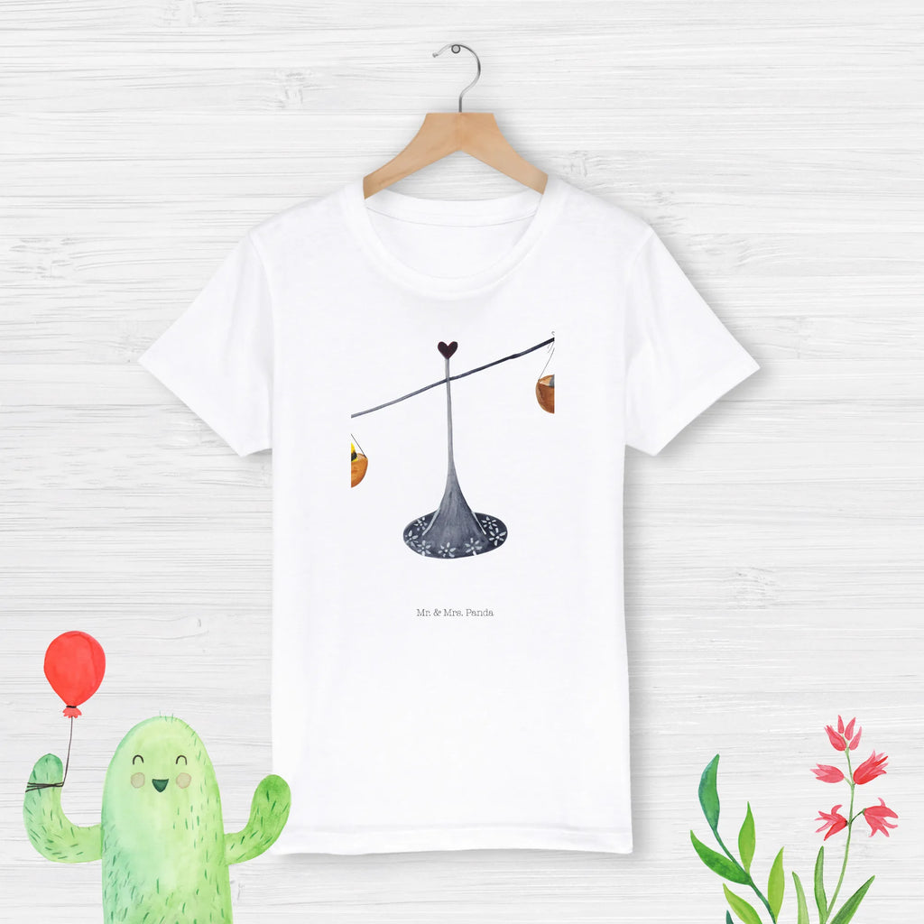 Organic Kinder T-Shirt Sternzeichen Waage Kinder T-Shirt, Kinder T-Shirt Mädchen, Kinder T-Shirt Jungen, Tierkreiszeichen, Sternzeichen, Horoskop, Astrologie, Aszendent, Waage, Waage Geschenk, Waage Sternzeichen, Geschenk Oktober, Geschenk September, Geburtstag Oktober, Geburtstag September, Gleichgewicht, Marienkäfer, Hummel, Biene