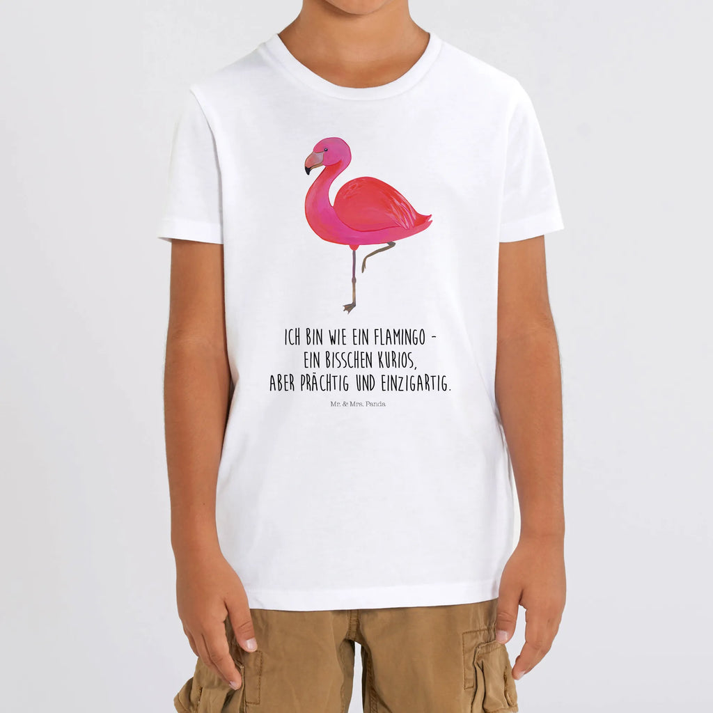 Organic Kinder T-Shirt Flamingo Classic Kinder T-Shirt, Kinder T-Shirt Mädchen, Kinder T-Shirt Jungen, Flamingo, Einzigartig, Selbstliebe, Stolz, ich, für mich, Spruch, Freundin, Freundinnen, Außenseiter, Sohn, Tochter, Geschwister