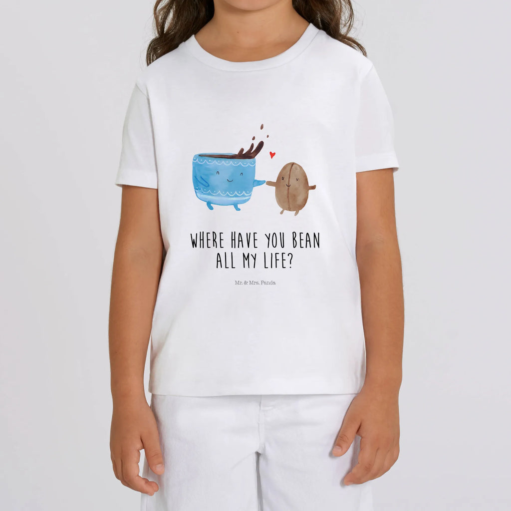 Organic Kinder T-Shirt Kaffee Bohne Kinder T-Shirt, Kinder T-Shirt Mädchen, Kinder T-Shirt Jungen, Tiermotive, Gute Laune, lustige Sprüche, Tiere, Kaffee, Kaffeebohne, Genuss, Zufriedenheit, Glück