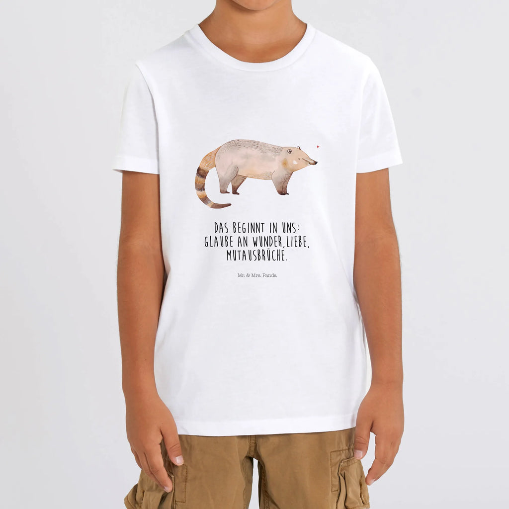 Organic Kinder T-Shirt Nasenbaer Kinder T-Shirt, Kinder T-Shirt Mädchen, Kinder T-Shirt Jungen, Tiermotive, Gute Laune, lustige Sprüche, Tiere, Nasenbär, Nasenbären, Rüsselbär, Bär